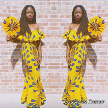 Load image into Gallery viewer, &quot;Charmay&quot; African Peacock  Dress (SOLD OUT)
